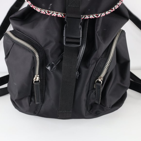 Vtg 90s Streetwear Southwestern Trim Multipocket Cinch Mini Rucksack Backpack main image 8